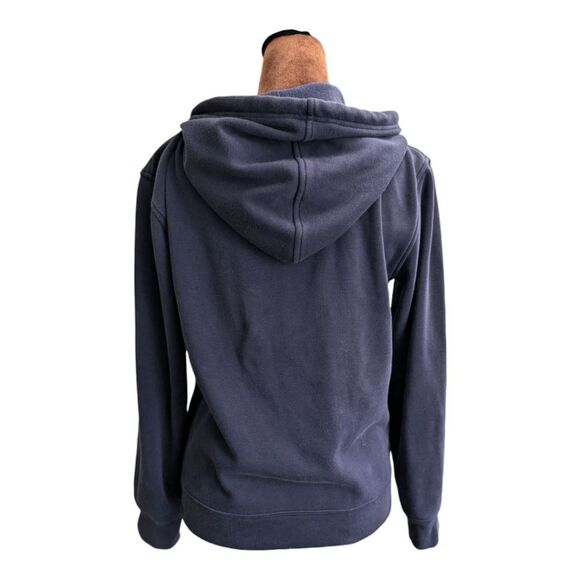 Jcrew vintage navy zip up plush hoodie size S - Picture 7 of 7